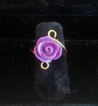 Anello-wire-rose-violet