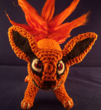 Kurama plush amigurumi