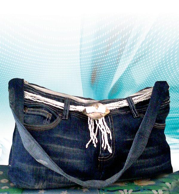 borsa con jeans