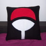 Cuscino stemma Uchiha