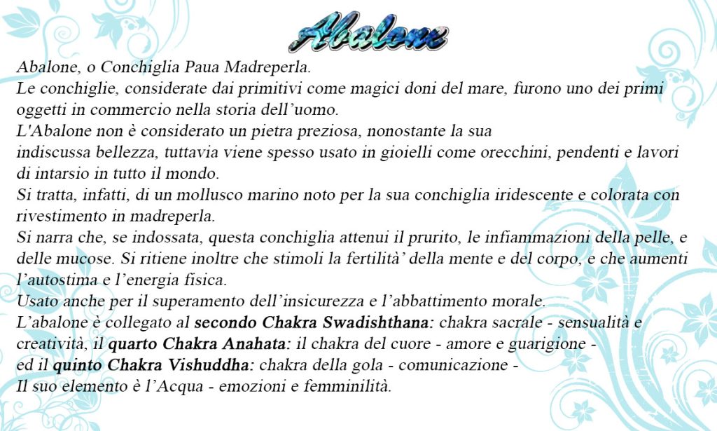 Collana macramè "Lumen Maris" con pietra di abalone