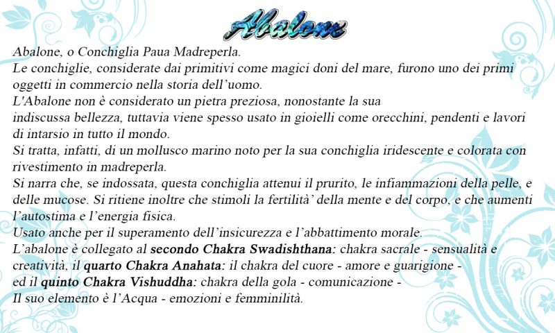 Collana macramè "Lumen Maris" con pietra di abalone