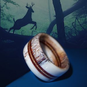 Anello in corno di cervo