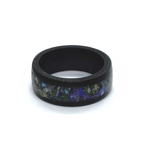 Anello-nero-con-intarsio02 Anello nero con intarsio "galaxy"