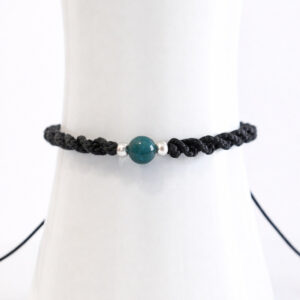 Bracciale macramè pietra centrale