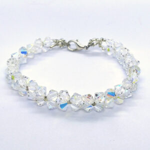Bracciale con perline a motivo a fiori