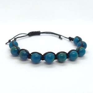 braccialetto shamballa apatite blu