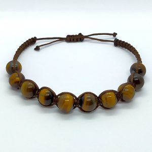 bracciale shamballa occhio di tigre