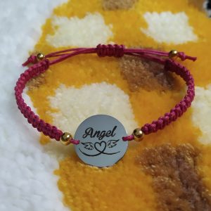 Bracciale con medaglietta personalizzata