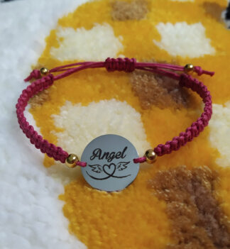 Bracciale con medaglietta personalizzata