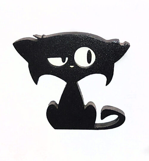 calamita gatto in legno