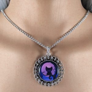 Collana / girocollo con pendente Stregatto