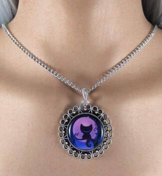 Collana / girocollo con pendente Stregatto