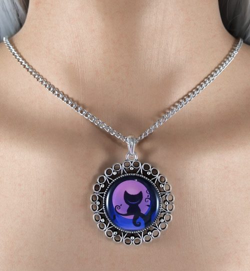 Collana / girocollo con pendente Stregatto
