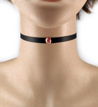 Collarino con pietra ovale