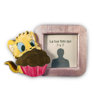 Portafoto topolino con muffin