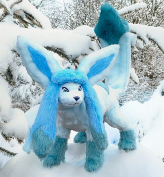 Peluche pokemon Glaceon - realistico