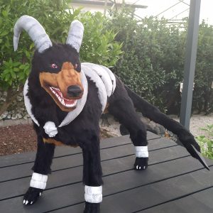 Peluche pokemon Houndoom Art Doll - Realistico