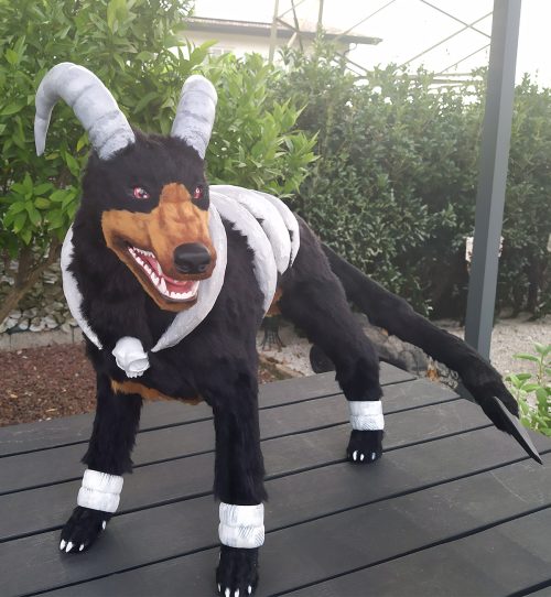 Peluche pokemon Houndoom Art Doll - Realistico