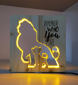 Ricordati chi sei - Lampada LED Il Re Leone