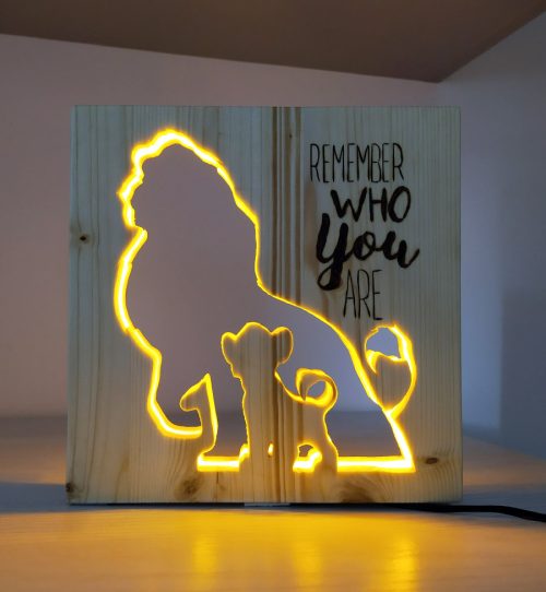Ricordati chi sei - Lampada LED Il Re Leone