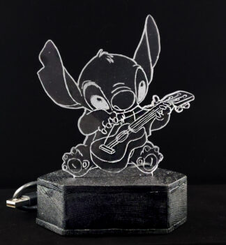 Lampada LED Stitch con chitarra