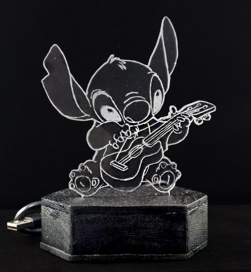 Lampada LED Stitch con chitarra
