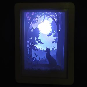 Lampada LED Light box - Spirit Fox