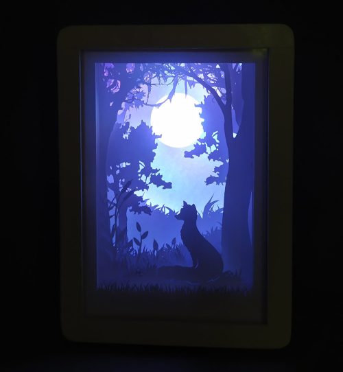 Lampada LED Light box - Spirit Fox
