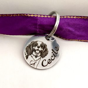 Medagliette tonde in acciaio 2,5 cm - Personalizzabili