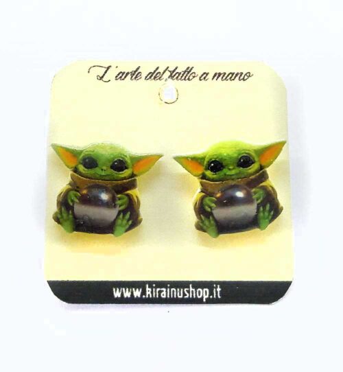 Orecchini Grogu - baby yoda