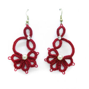 orecchini a chiacchierino con perla