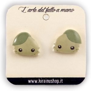 Orecchini chikorita chibi