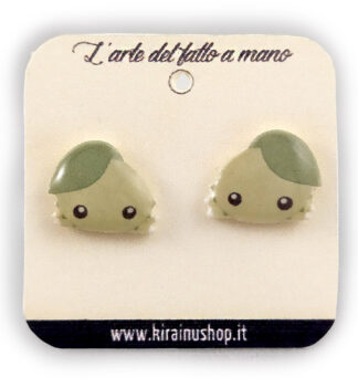 Orecchini chikorita chibi