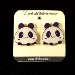 Orecchini panda