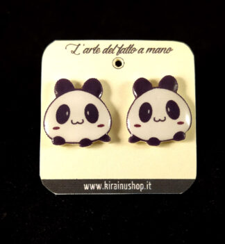 Orecchini panda