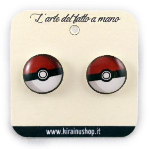 Orecchini sfera pokemon da lobo