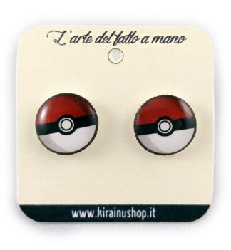 Orecchini sfera pokemon
