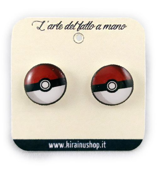 Orecchini sfera pokemon