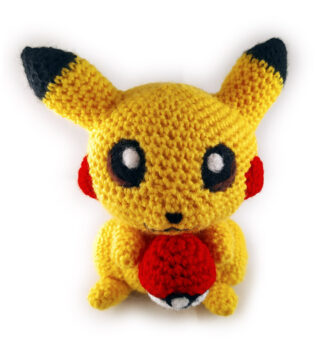 Pikachu amigurumi peluche