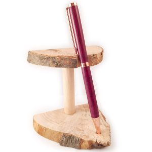 Penna a sfera in legno di amaranto