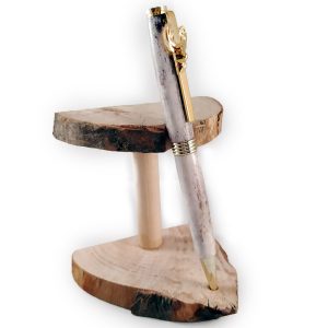 Penna corno cervo con clip cervo