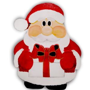 Sagoma Babbo Natale seduto