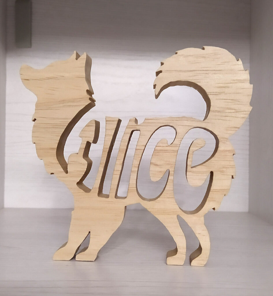 sagome in legno con nome