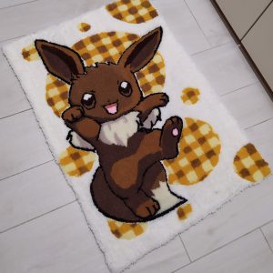 Tappeto tufting pokemon Eevee