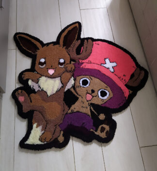 Tappeto tufting Eevee e Chopper