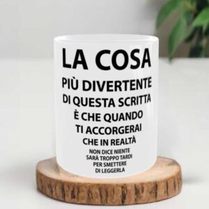 tazza divertente
