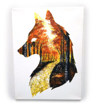 The guardian spirit of the forest - Acrylic art