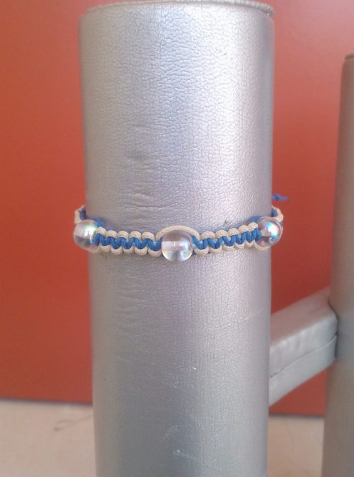 Bracciale shamballa con perle