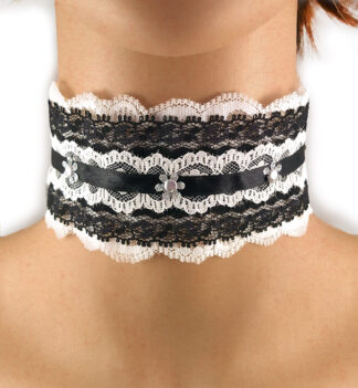 Collarino alto con brillantini